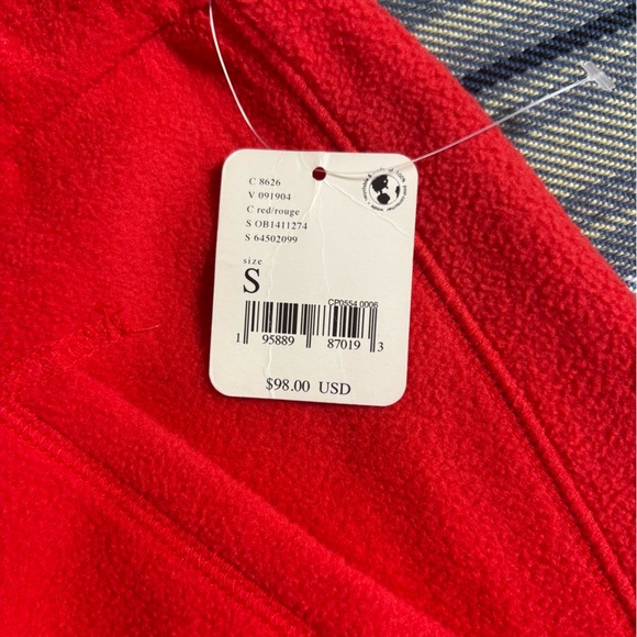 Free People FP Movement Highline Fleece Harem Pants Red NWT - Picture 9 of 14